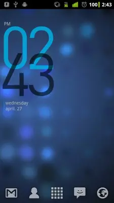 Minimal Clock android App screenshot 1